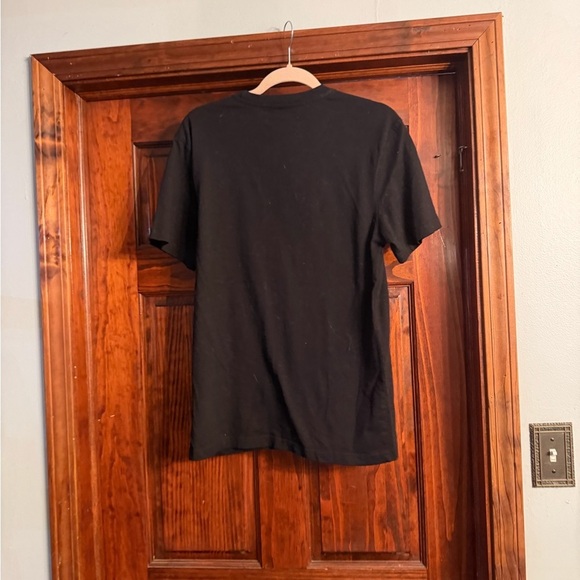 Black Graphic Tee with Colorful Design - Picture 2 of 3